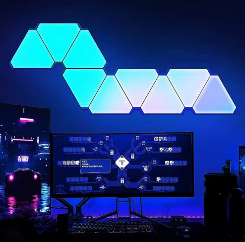Triangular LED lights